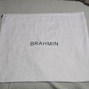 Brahmin White Dust Bag 19 X 22 Inches